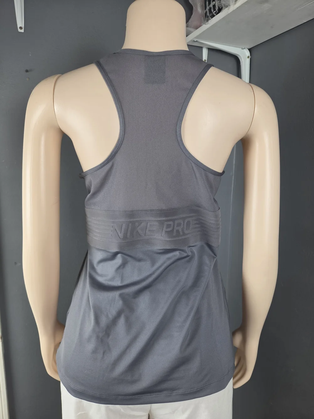 Nike Gray Racerback Athletic Tank Top
